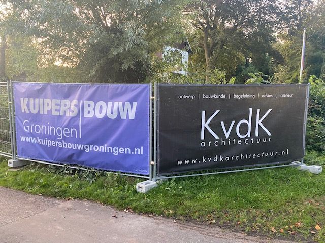 Kuipers Groningen bouwhekspandoek Falkin