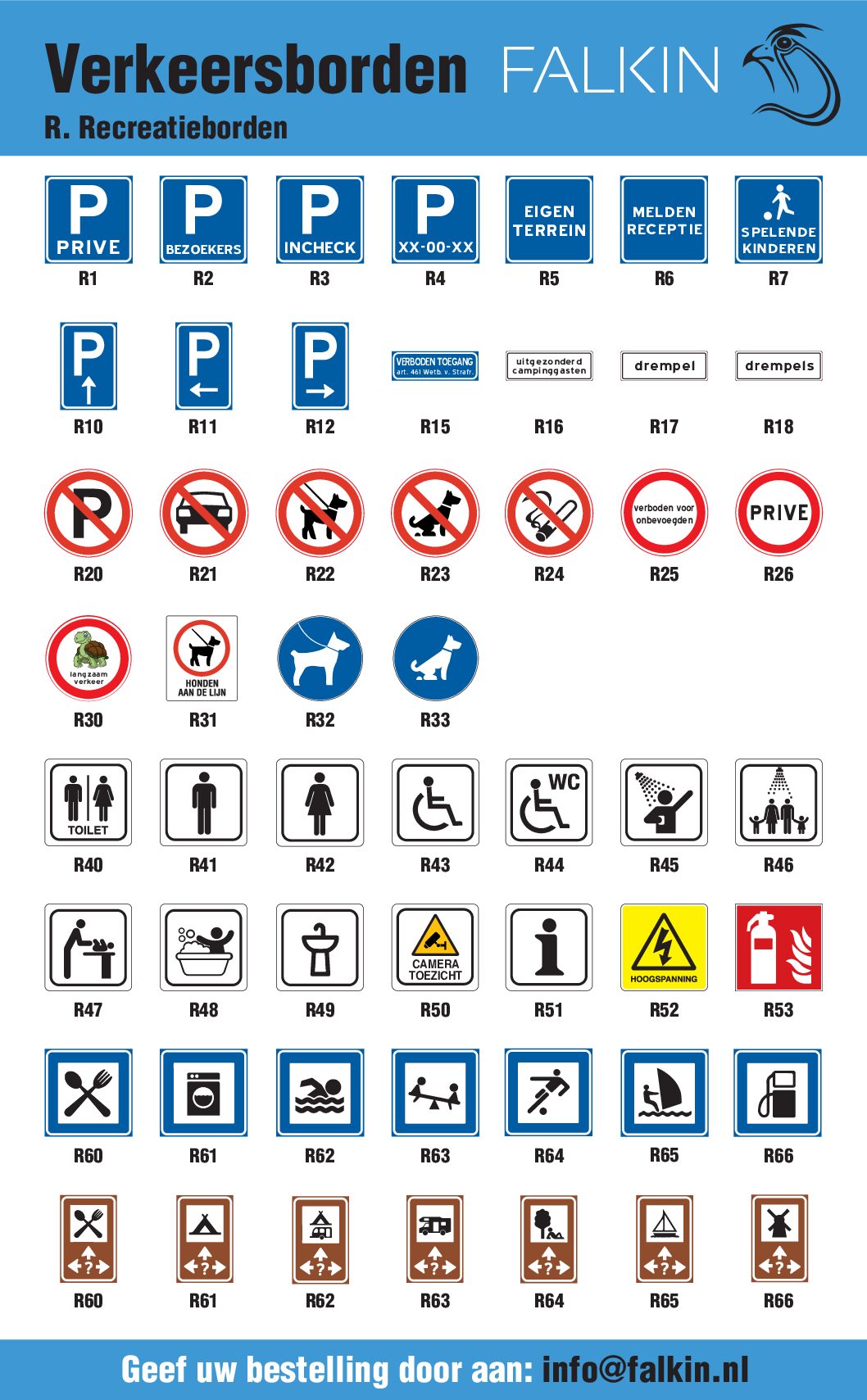 Verkeerdborden - R. Recreatie